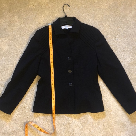 NEW Larry Levine Suit Coat, Black Size 8 - Picture 5 of 9